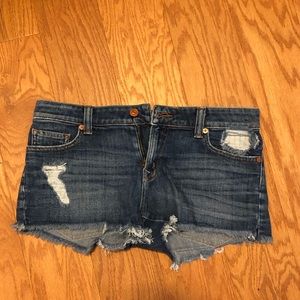 Raven denim shorts